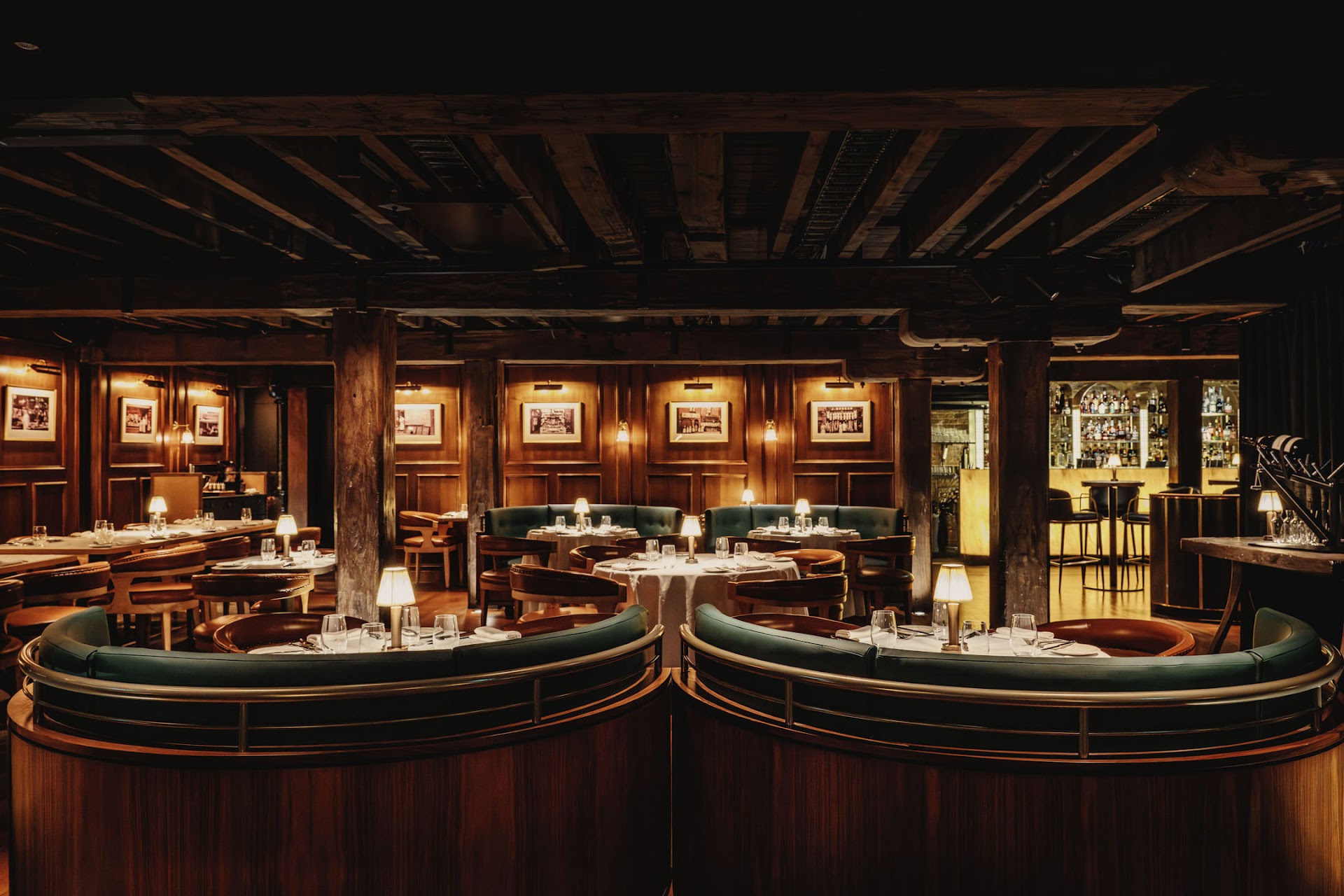 Warm timber dining room inside The Cut Bar & Grill